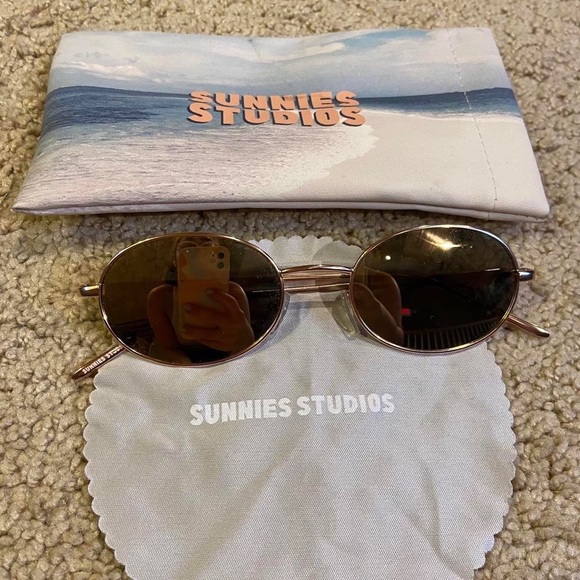 👓 SUNNIES STUDIOS Maru Glasses in Rosewater 👓 - Picture 2 of 3